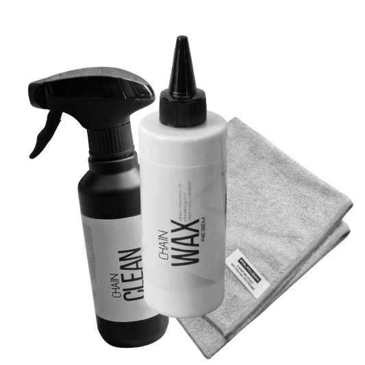 REEEM Kettenwachs Starter Set mit Reiniger, großer Flasche Wachs und Mikrofasertuch