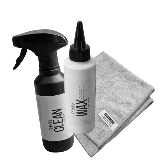 REEEM Kettenwachs Starter Set mit Reiniger, Flasche Wachs und Mikrofasertuch